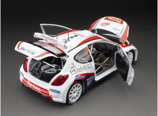 Peugeot 207 S2000 – #2 P.Solberg /C.Patterson – Rallye Automobile Monte-Carlo 2011 white/red/black SunStar Metallmodell 1:18